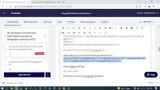 18  How to Install Compass tool  & remote access the mongodb on EC2