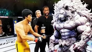 UFC 4 | Bruce Lee vs. Mighty White Lion | EA Sports UFC 4
