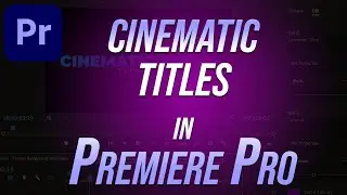 How to Add Title in Premiere Pro
