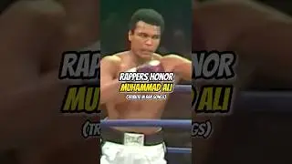 Rappers Honor Muhammad Ali 🙏🏼 