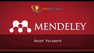 Tutorial Mendeley Bagian 4 - Reset Password
