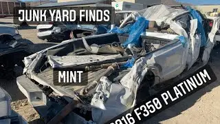 Local Junk Yard Finds Part 3 - Stripping Down a 2016 F350 Platinum