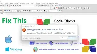 Fix Codeblock A Debugging Check In This Application Has Failed
