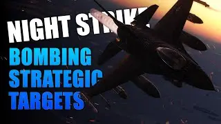 F-16 Striking Russian Targets at Night | DCS | Tutorial | Arctic Thunder | Amazing Graphics