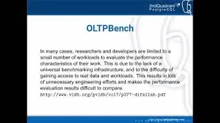 Building Better Benchmarks - Mark Wong: PGCon 2020