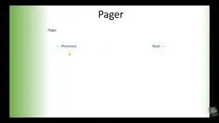 Pager Component