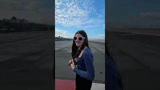 Walking over the runway at Gibraltar 🇬🇮  Airport 🇬🇧 ✈️🚶‍♀️🚶‍♂️