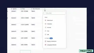 Unlock Versatility in Data Management with Zoho Table's Diverse Field Types