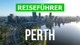 Stadt Perth in 4k. Australien, Perth zu besuchen