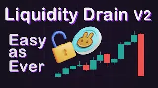 Lock Liquidity and Rug Rull 💧 Liquidity Drain Crypto Token