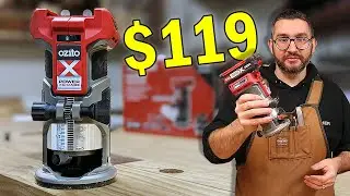 A battery powered OZITO Palm Router? Noice!