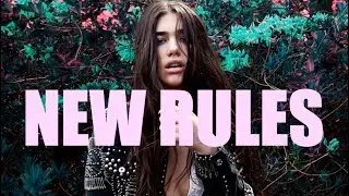 DUA LIPA - New Rules (Lyrics)