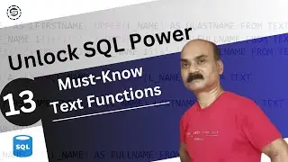 SQL | SQL tutorial | SQL text functions | SQL string functions | Database tutorial |SQL for beginner
