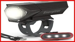 Energizer X400 Rechargeable Bike Light, IPX4 Water Resistant, Compact and Lightweight Design
