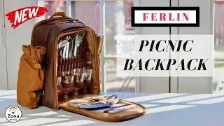 Picnic Backpack ❤️   for 4 people  - Review          ✅