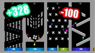 Points Zone - Elimination Marble Race in Algodoo