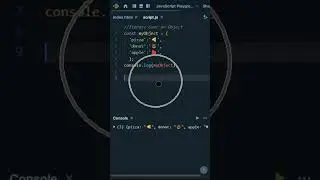 JavaScript Tricks | Iterate through an Object | #shorts #codingshorts