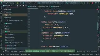 101  Theming   Applying FontFamily to All TextTheme Properties  Themes in Flutter