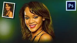 Digital Oil Painting Tutorial | Lukisan Rihanna