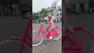 Shareen naik sepeda sudah seharian belum sampai 😅 #shorts #fyp #shortsvideo #sepeda #trending