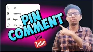How to pin comment on YouTube video