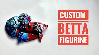 Custom betta figurine