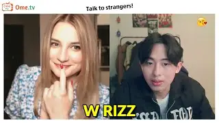 GAK NYANGKA BULE INI NAKSIR SAMA ORANG INDO (W Rizz Moments)!!! OME TV INTERNASIONAL