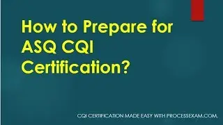 Study Guide | ASQ Quality Inspector CQI Certification