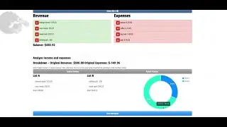 JavaScript Finance Analysis App | Budget Tracker with ApexCharts Visualization