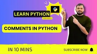 Comments in Python | Single-Line | Multi-Line comments | Python for Beginners 
