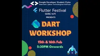 Flutter Festival GDSC VJTI | Dart Workshop | Day 2