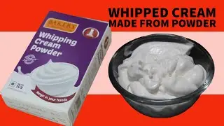 How to Make Whipped Cream from powder - Perfect Whipping Cream Recipe Tamil| Whip Cream in 3 Minutes