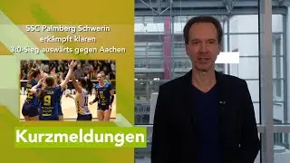 Volleyball-Bundesliga - 3:0 Sieg für SSC Palmberg Schwerin