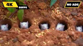 THE TERRA-COTTA RIDGE EXPEDITION: 3 HOURS OF SHALE CORRIDOR MOUSE TRACKING FOR CATS 🐭 (4K 60FPS)