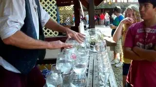 Donal Hinely playing glass harmonica Canon in D Major