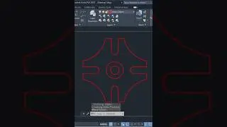 AutoCAD 2D Sketch Practice Drawing | AutoCAD 2D Drawing 