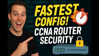 The FASTEST Way to Configure Router Security for CCNA 200-301