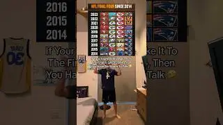 NFL Final Four Since 2014 🏈 #nfl #nflnews #shorts