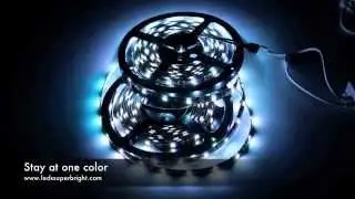 LED RGB Multi Colored Strip Light Kit (Including power supply and controller)