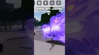 “Where Bro Jumping!” Ahh Moment💀 #shorts #roblox #thestrongestbattlegrounds