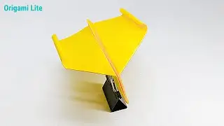 How to Make a Paper Airplane Turn 90 Degrees !!