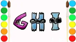 Как нарисовать Алфавит Лор / Рисуем букву G, H, I / Alphabet Lore  / Alphabet Lore drawing