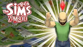 I SURVIVED 30 Days In THE SIMS as Bob Newbie in Project Zomboid