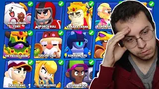 OYUNDAKİ TÜM KARAKTERLERİN EN KÖTÜ KOSTÜMLERİNİ SIRALADIM !! BRAWL STARS