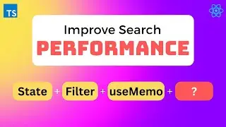 How to improve search performance in React JS & React Native