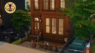 Ochtendgloren Brownstone | The Sims 4 Speed Build