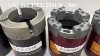 NQ size impregnated diamond core bits with different profile WA:+86 15031569148#drillingcontractors