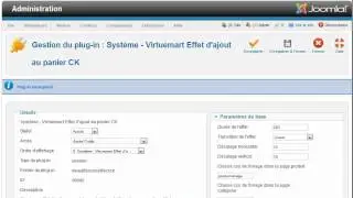 VM Addtocart Effect CK - a Joomla plugin to add a nice effect on your Virtuemart cart