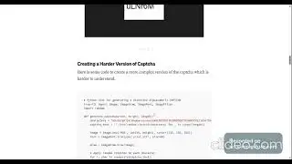 Creating and Solving Alphanumeric CAPTCHAs with Python | Python Code Nemesis