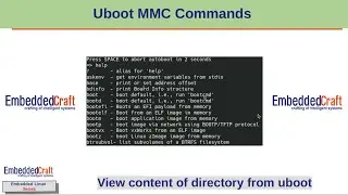 Uboot MMC Commands - View content of directory from uboot